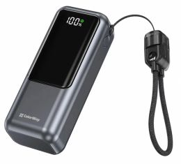 ColorWay 10 000 mAh Urban PD/22.5W, QC/4.0, Gray (CW-PB100LP03GR)