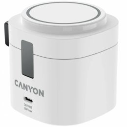 Canyon 4-in-1 wireless charging stand 30W + cable 1.0m white (CNS-WCS405WW/A)