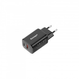 Essager 1xUSB + 1xUSB-C PD30W black (ECTPQS-ZTB01)
