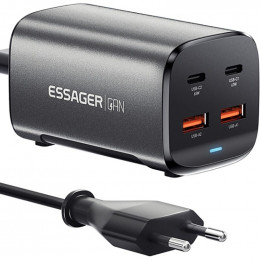 Essager Collection 67W GaN (2xUSB-A, 2xUSB-C) Black (ECT2AC-JYB0G-Z)