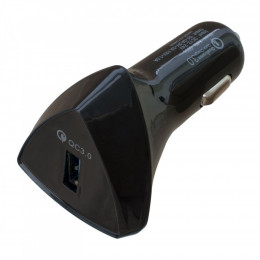 Patron USB QC3.0 3A black (PN-QC3-CAR-B)