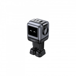 Ugreen 1xUSB + 2xUSB-C 65W GaN CD361 gray (25685B)