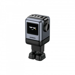 Ugreen 1xUSB + 3xUSB-C GaN 100W Robot X688 gray (45515B)