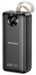 AWEI 30000mAh PA-34 65W Fast charging black (6954284025324)