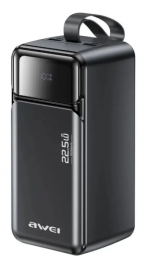 AWEI 50000mAh PA-106 22,5W PD 3xUSB-C black (6954284029537)