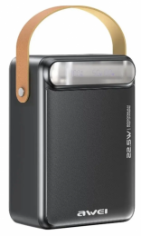 AWEI 80000mAh P102K 22,5W PD 2xUSB-C 3xUSB-A black (6954284026918)