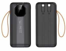 XoKo 30000mAh, 22,5W, PD, QC, black (WK-CK-018)