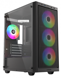 ID-COOLING Ware 300 ARGB Black with window (WARE 300 ARGB)