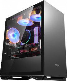 DARKFLASH DLM22 Black with window (DLM22 BLACK)