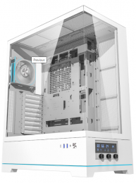 DARKFLASH DY451L Pro White with window (DY451L PRO WHITE)