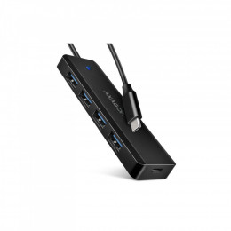 AXAGON USB-C to 4xUSB 3.0 black (HUE-C1C)