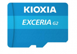 KIOXIA Exceria G2 microSDXC 128GB UHS-I U3 V30 + SD-адаптер (LMEX2L128GG2)
