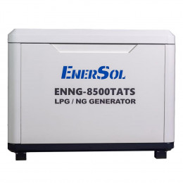 EnerSol ENNG-8500TATS, LPG\NG, 400В, 8.0-8.5кВт, 3Фази, електростартер, АВР, 160.0кг