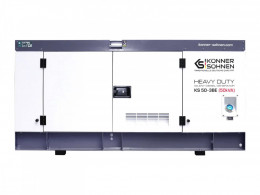 Konner&Sohnen KS 50-3BE, 230/400В, 50/45кВА, 3 фази, електростартер, ATS, передстартовий підігрів, IP54, двигун Baudouin, 866кг