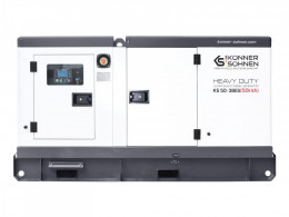 Konner&Sohnen KS 50-3BES, 230/400В, 50/45кВА, електростартер, двигун Baudouin, 967кг