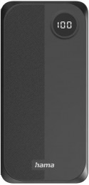Hama 20000 мА·год (00201755), 2хUSB-C/USB-A, black