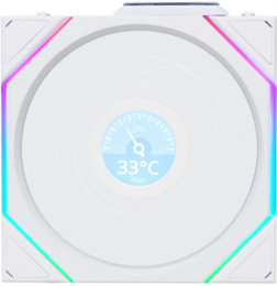 Lian-Li Uni Fan TL 120 LCD Reverse Wireless White (G99.12RTLLCD1W1W.00)