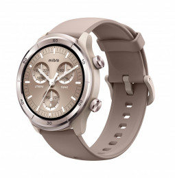 Mibro A3 45мм, 1.39, 360x360, BT 5.3, GPS, 2 ATM, мокко (XPAW022M)