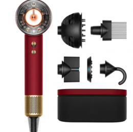 Dyson Supersonic Nural Straight+Wavy Red Velvet/Gold (493117-01) EU