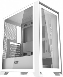 DARKFLASH DRX70 Glass White with window (DRX70 GLASS WHITE)