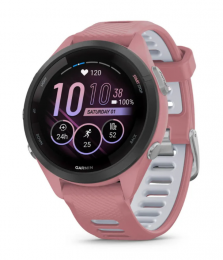 Garmin Forerunner 265S Black Bezel w. Light Pink Case and Light Pink/Whitestone S. Band (010-02810-05) EU