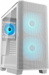 Cougar Airface Flo RGB White with window (AIRFACE FLO RGB White)