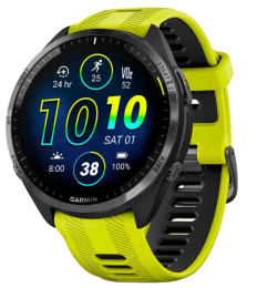 Garmin Forerunner 965 Carbon Gray Titanium Bezel w. Black Case and Amp Yell/Black S. Band (010-02809-02) EU