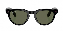 Смарт-окуляри Ray-Ban Meta Headliner Gen 2 Low Bridge Fit Standard Shiny Black Frame/G-15 GreenLenses (RW4013F 601/71 51-23)