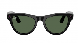 Смарт-окуляри Ray-Ban Meta Skyler Standard - Shiny Black / G-15 Green (RW4010 601/71 52-20)