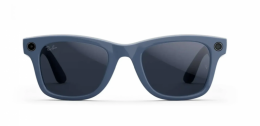 Смарт-окуляри Ray-Ban Meta Wayfarer Gen 2 Shiny Cosmic Blue/Clear Sapphire (RW4012 6628/MF 50-23)