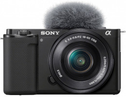 Sony Alpha ZV-E10 kit 16-50mm Black (ZVE10LB.CEC)