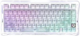GravaStar Mercury K1 Lite 80keys/GravaStar x BSUN Grey/BT/WL/USB/RGB/Crystal Aurora (GSK1LITE_XTAL_AUROA)