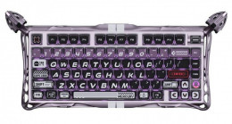GravaStar Mercury V75 Pro 80keys / GravaStar x Gateron Jade Gaming / USB-A, 8k, RGB / Iron Purple (GSV75PRO_PL)