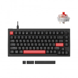 Lemokey X4 84Key, Keychron Red, USB-A, QMK/VIA, Hot-Swap, EN/UKR, RGB (X4-H1-UA)