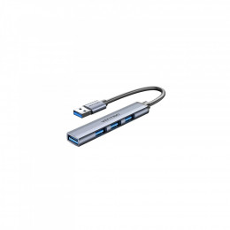 Vention USB 3.0 to 1xUSB 3.0 + 3xUSB 2.0 0.15m gray (CKOHB)