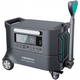 Marsriva HES20 модульна зарядна станція з базою 2200 Вт 2074Вт/г, 4xAC USB-C, UPS, LiFePO4 App