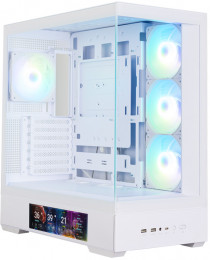 Zalman P40 DS White with window (P40DSWHITE)