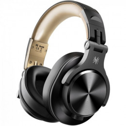 OneOdio Fusion A70 Bluetooth+3,5мм/6,35мм Black/Gold (A70 Black Gold)