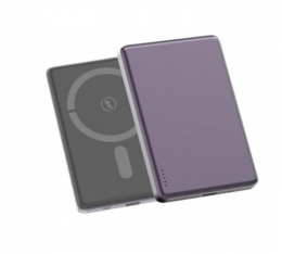 Aspor A381 Magnetic Wireless 5000mAh (Type-C/20W)- фіолетовий EU