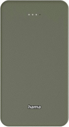 Power Bank Hama 20000 мА·год, USB-C/USB-A, green (00201716)