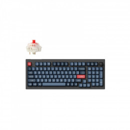 Keychron V5 Max Gateron Jupiter Red Knob Hot-Swap QMK Wireless/Bluetooth/USB-А UA Black (V5M-D1-UA)