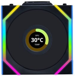 Lian-Li Uni Fan SL Wireless LCD 120 Black (G99.12SLLCD1W1B.00)