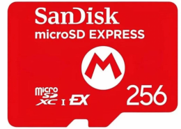 SanDisk 256 GB microSDXC Express для Nintendo Switch 2 (SDSQXFN-256G-GR6ZN) EU