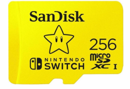 SanDisk 256 GB microSDXC for Nintendo Switch SDSQXAO-256G-GNCZN, SDSQXAO-256G-GN3ZN EU