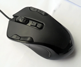 HQ-Tech HQ-GMW703 Black, USB, оптична 3000DPI, LED підсвічування