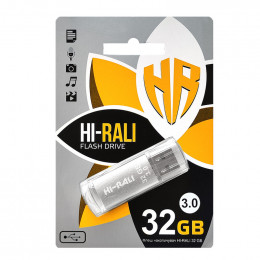 USB3.0 32GB Hi-Rali Rocket Series Silver (HI-32GB3VCSL)