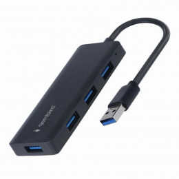 Gembird 4 ports Black (UHB-U3P4-03)