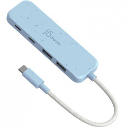 J5create 2 USB-A/2 USB-С Cyan (JCH342EC-N)