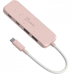 J5create 2 USB-A/2 USB-С Red (JCH342ER-N)