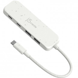 J5create 2 USB-A/2 USB-С White (JCH342EW-N)